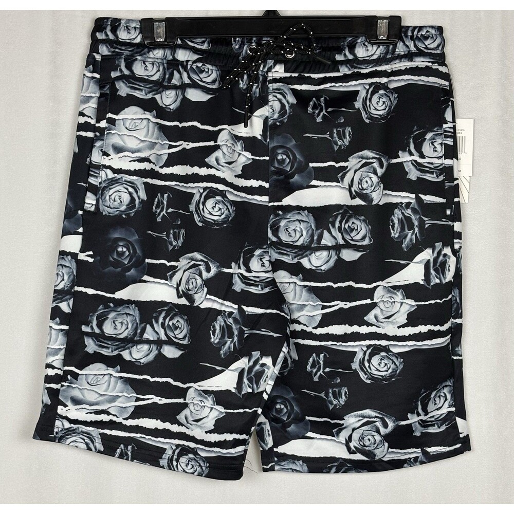 Fresh Prints of Bel-Air By Drill Clothing Co. Men’s Size Large Rose Print Shorts
